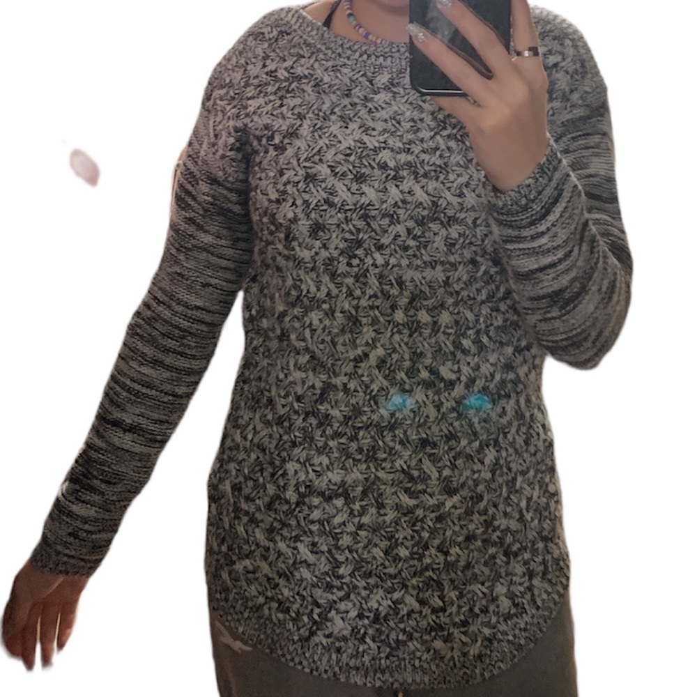 It’s our time Black and White Sweater